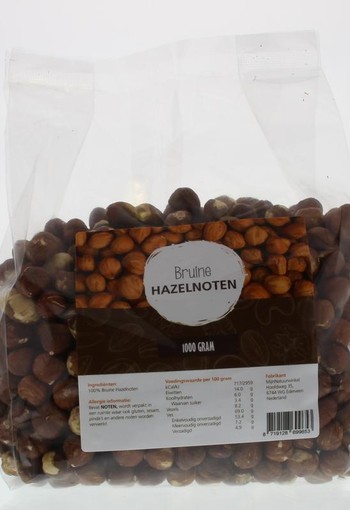 Mijnnatuurwinkel Bruine hazelnoten (1 Kilogram)