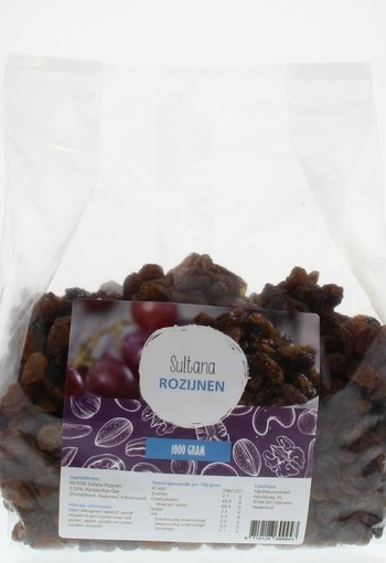 Mijnnatuurwinkel Sultana rozijnen (1 Kilogram)