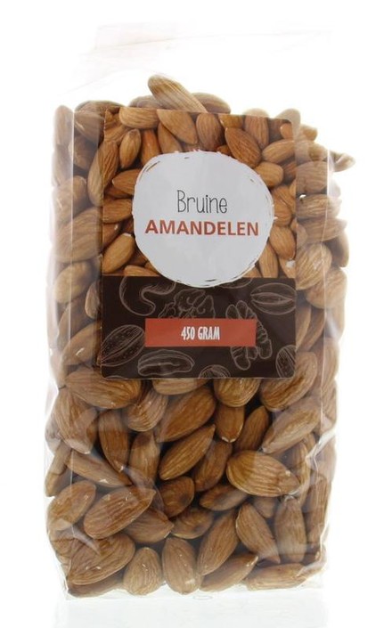 Mijnnatuurwinkel Bruine amandelen (450 Gram)