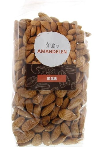 Mijnnatuurwinkel Bruine amandelen (450 Gram)