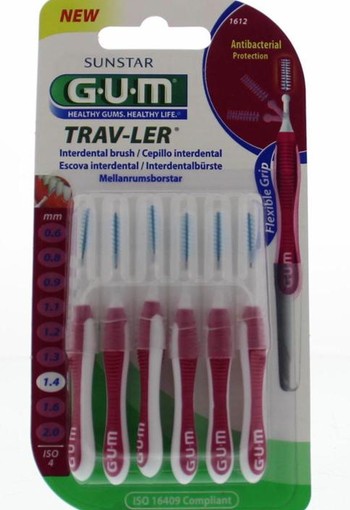 GUM Trav-ler ragers 1.4mm (6 Stuks)