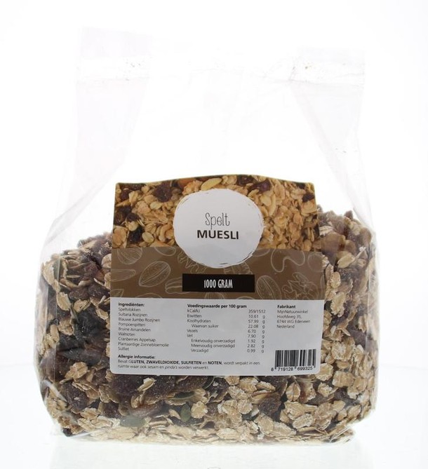 Mijnnatuurwinkel Spelt muesli (1 Kilogram)