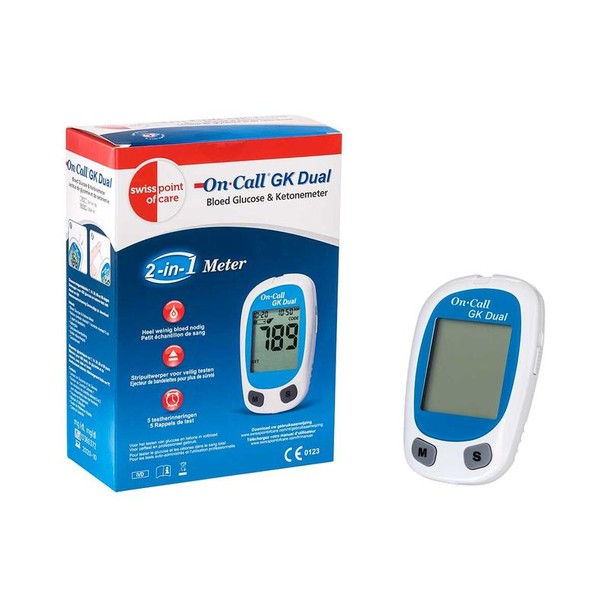 Swiss Point GK Dual ketone/glucose 2in1 meter (1 Stuks)