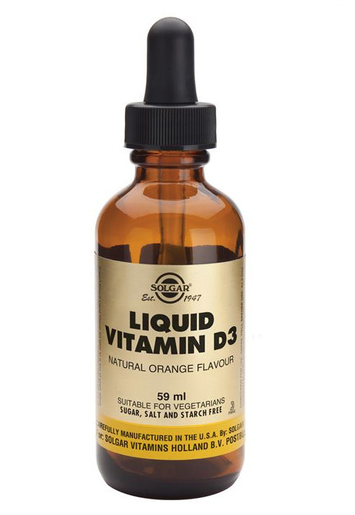 cap uit beschaving Solgar Liquid Vitamin D-3 (Vloeibare vitamine D-3, Natuurlijke  sinaasappelsmaak)