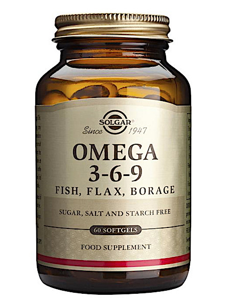 Solgar Vitamins Omega 3-6-9 softgels) (Visolie, lijnzaadolie en borage