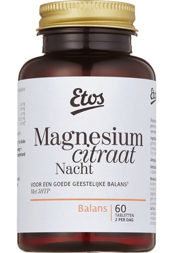 Etos Magnesium Citraat Nacht Tabletten 60 stuks