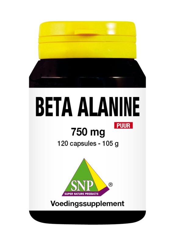 heerlijkheid Welke Wrok SNP Beta alanine 750 mg puur (120 capsules)