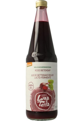 Luna E Terra Rode bietensap melkzuur demeter bio (700 Milliliter)