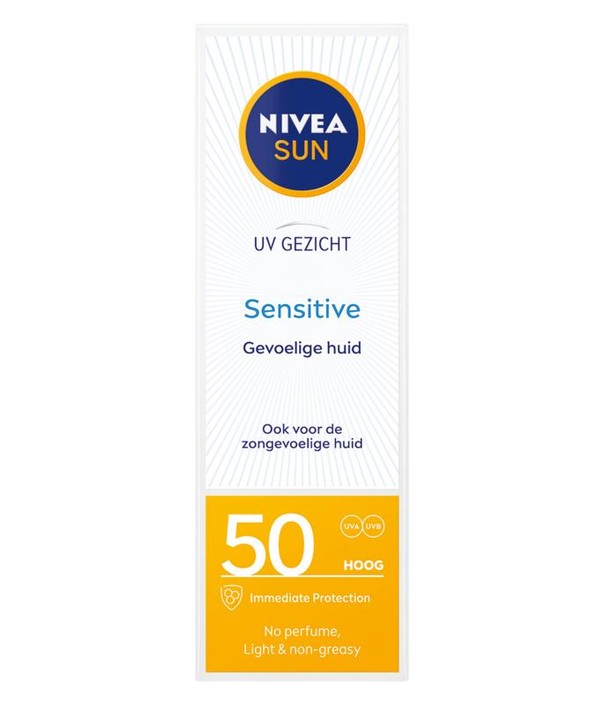 Nivea Sun sensitive face SPF50 (50 Milliliter)