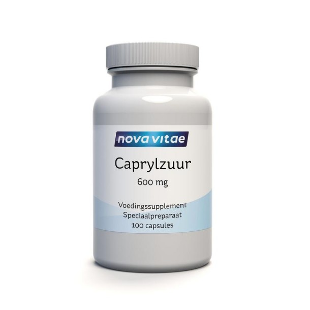 Nova Vitae Caprylzuur 600mg (100 Capsules)