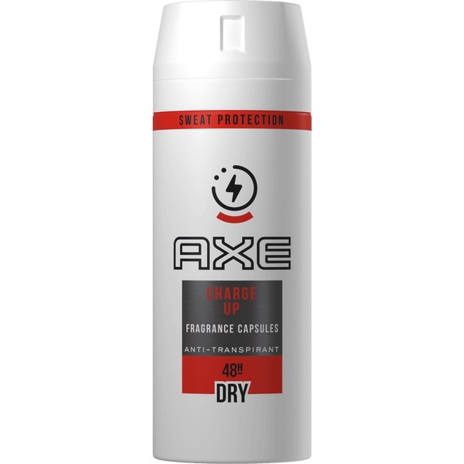Wat mensen betreft levenslang slaap AXE Deodorant spray anti transpirant charge up (150 ml)