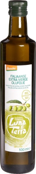 Luna E Terra Olijfolie Italie extra vierge demeter bio (500 Milliliter)