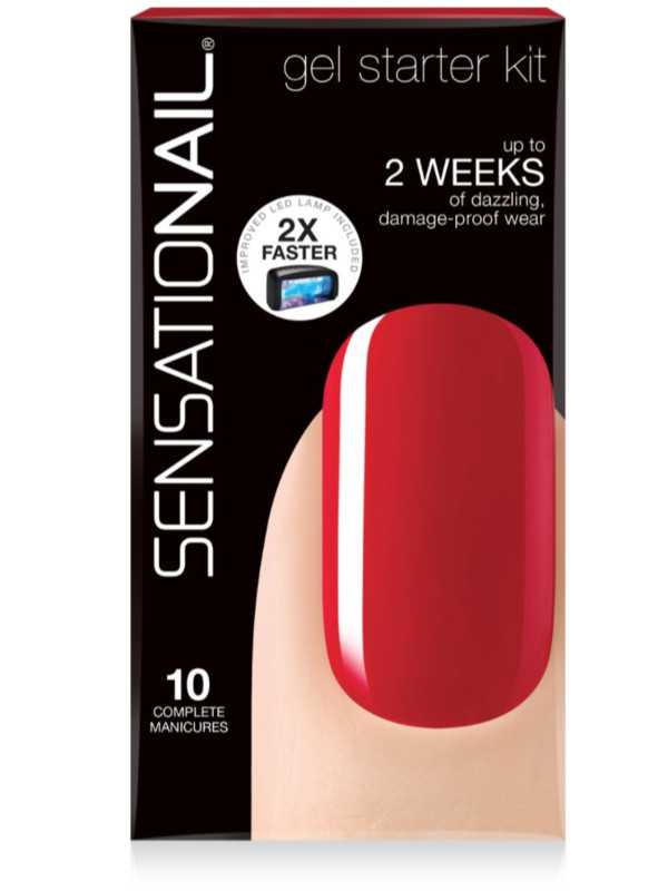 Massage Gepensioneerde bijtend Sensationail Starter kit - Scarlet Red - Gel nagellak