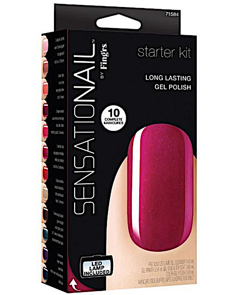 Jet Tijdens ~ Tijdig Sensationail Starter kit - Scarlet Red - Gel nagellak