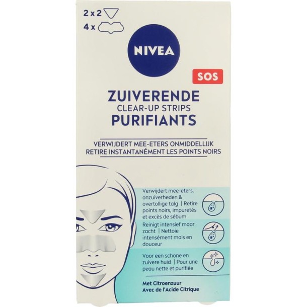 Nivea Visage clearup strips (6 Stuks)