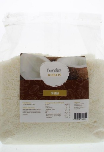 Mijnnatuurwinkel Gemalen kokos (750 Gram)