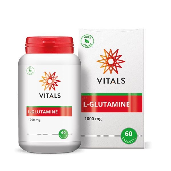 Vitals L-Glutamine 1000mg (60 Capsules)