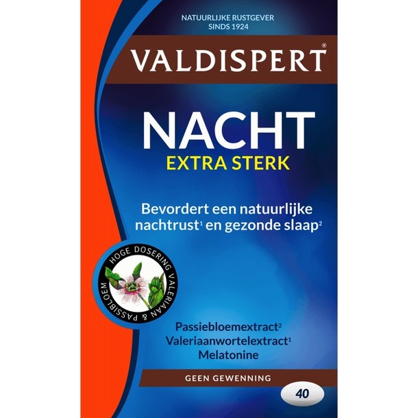 Valdispert Nacht extra sterk 40 dragees