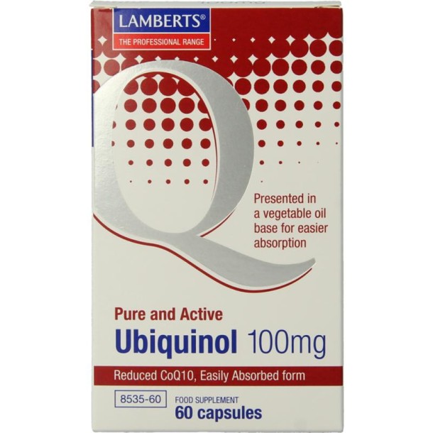 Lamberts Co enzym Q10 100mg (Ubiquinol) (60 Capsules)