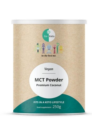 Go-Keto MCT poeder naturel premium vegan (250 Gram)