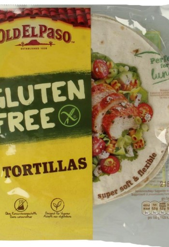 Old El Paso Tortillas glutenvrij 6 stuks (216 Gram)