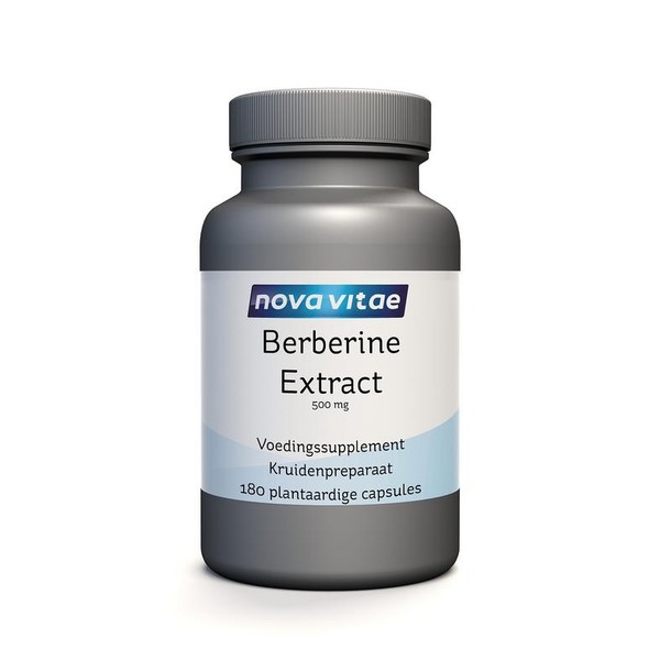 Nova Vitae Berberine 500mg (180 Vegetarische capsules)