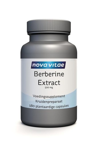 Nova Vitae Berberine 500mg (180 Vegetarische capsules)