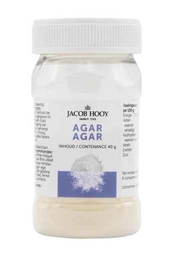 Jacob Hooy Agar agar (40 Gram)