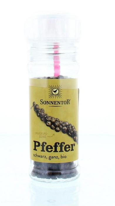 Sonnentor Zwarte peper kruidenmolen bio (37 Gram)