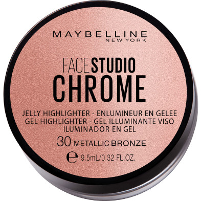 Maybelline Facestudio Chrome Jelly Highlighter - 30 Metallic Bronze - Highlighter