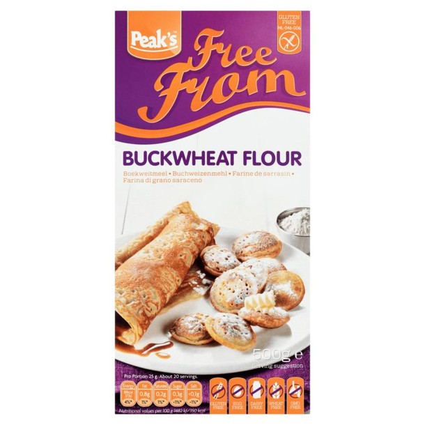 Peak's Boekweitmeel glutenvrij (500 Gram)