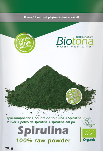 Biotona Spirulina raw powder bio (200 Gram)